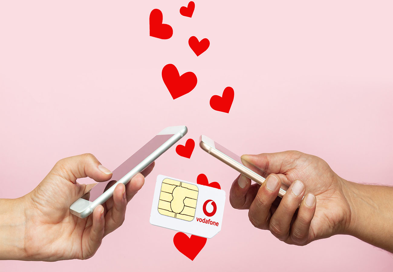 Valentinstags-Angebot: FamilyCard Zusatzkarte mit Doppelrabatt, Vodafone Partnerkarte nur 7,99 € pro Monat